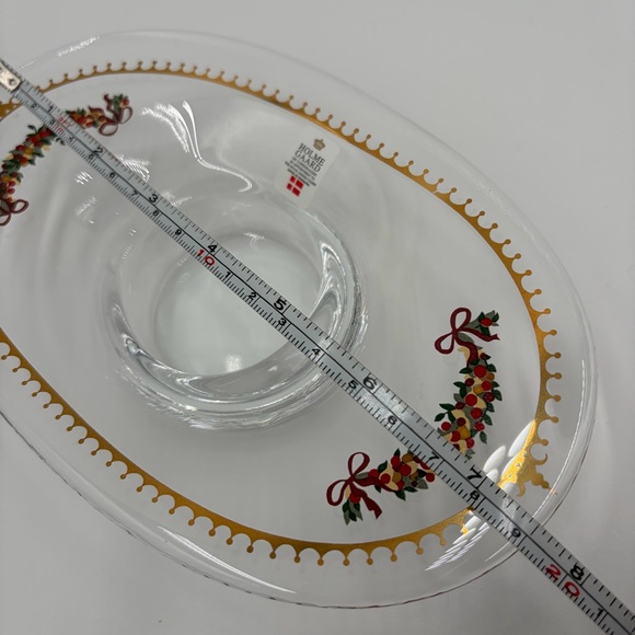 Vintage 1999 Royal Copenhagen Holmegaard Christmas Advent Candle Glass Holder - Picture 11 of 15